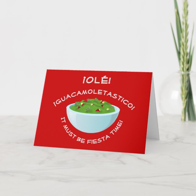 Guacamole Day Card (Front)