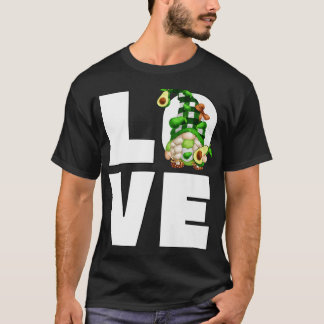 Guacamole Gnome For Avocado Lovers And Women Green T-Shirt