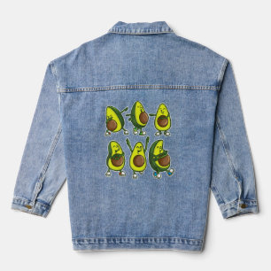 Guacamole Keto Diet And Vegan  Denim Jacket