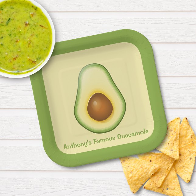 Guacamole Paper Plate (Creator Uploaded)