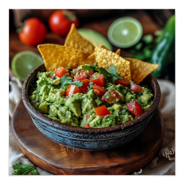 Guacamole Stock Image Poster (Front)