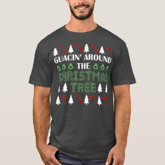 Guacin Around The Christmas Tree Tropical Christma T-Shirt