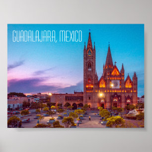 Guadalajara, Mexico Church Poster