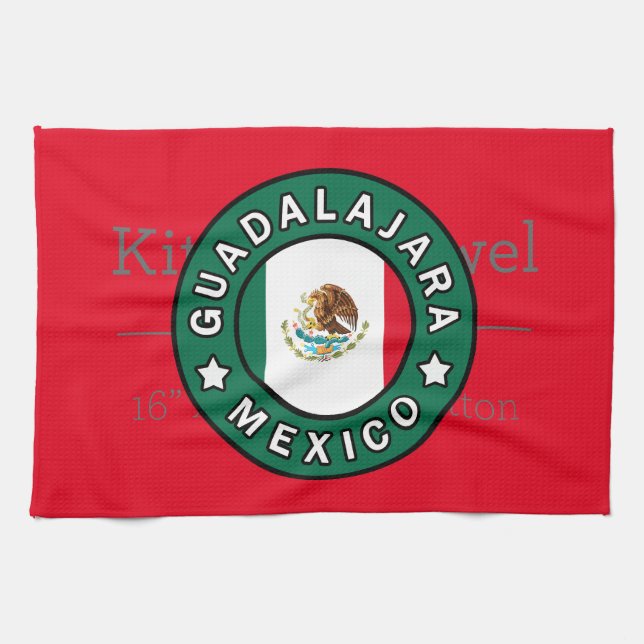Guadalajara Mexico Kitchen Towel (Horizontal)