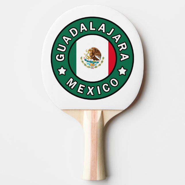 Guadalajara Mexico Ping Pong Paddle (Front)