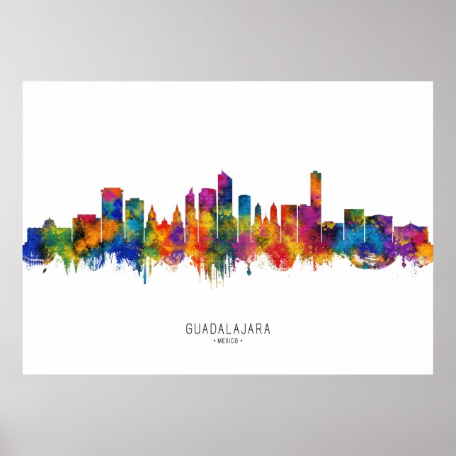 Guadalajara Skyline Poster (Front)