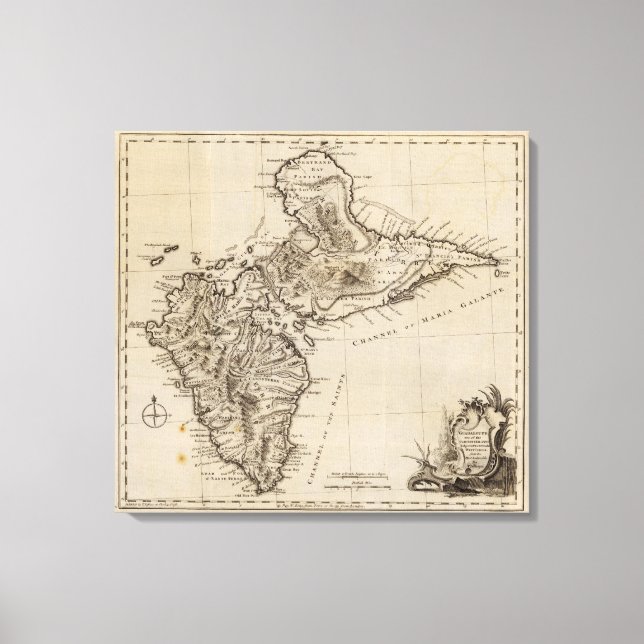 Guadaloupe 2 canvas print (Front)