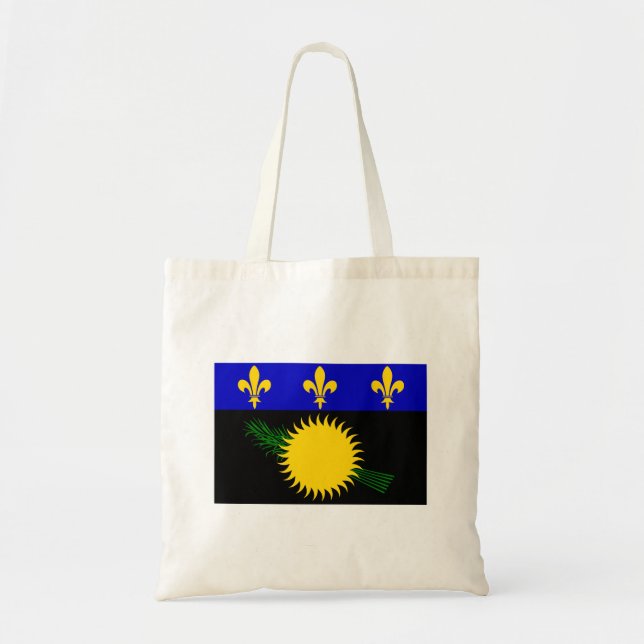 Guadaloupe Flag Tote Bag (Front)