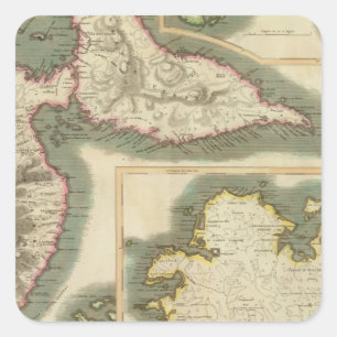 Guadaloupe Square Sticker