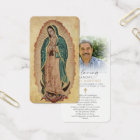 Guadalupe Funeral Catholic Prayer Card