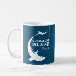 Guadalupe Island Mexico   Scuba Diving With Sharks Coffee Mug