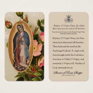 Guadalupe Marie Prière contre l'hérésie