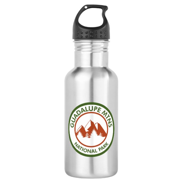 Guadalupe Mountains National Park 532 Ml Water Bottle (Front)