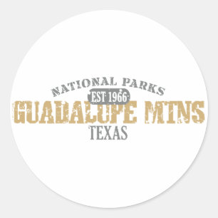 Guadalupe Mountains National Park Classic Round Sticker