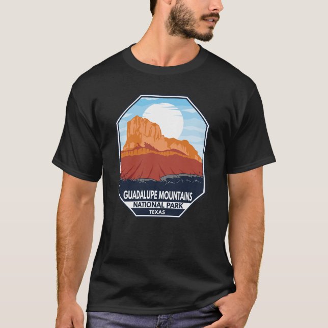 Guadalupe Mountains National Park El Capitan Retro T-Shirt (Front)