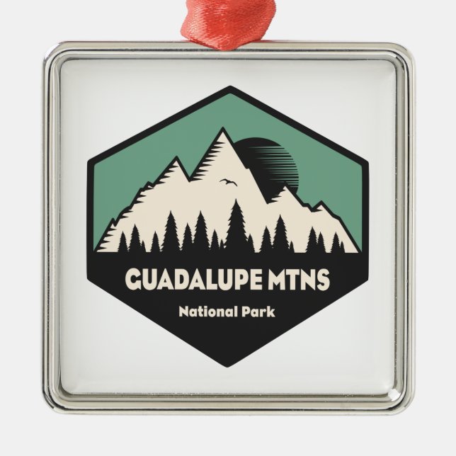 Guadalupe Mountains National Park Metal Ornament (Front)