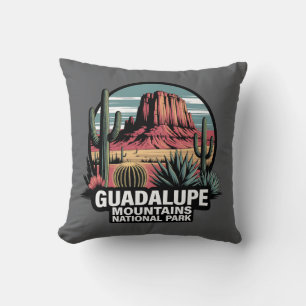 Guadalupe Mountains National Park Texas Throw Pillow