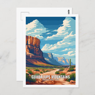 Guadalupe Mountains National Park Texas USA  Postcard