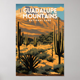 Guadalupe Mountains National Park Travel Poster