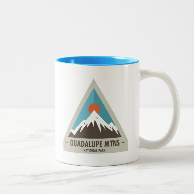 Guadalupe Mountains National Park Two-Tone Coffee Mug (Right)