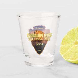Guadalupe Mtns NP (arrowhead) Shot Glass
