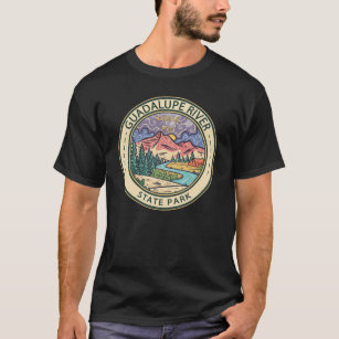Guadalupe River State Park Texas Badge Vintage T-Shirt