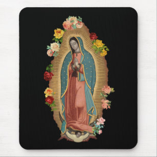 Guadalupe Rose Mousepad