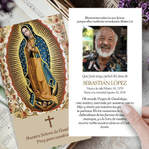Guadalupe Souvenir Photo Funérailles Cartes de pri