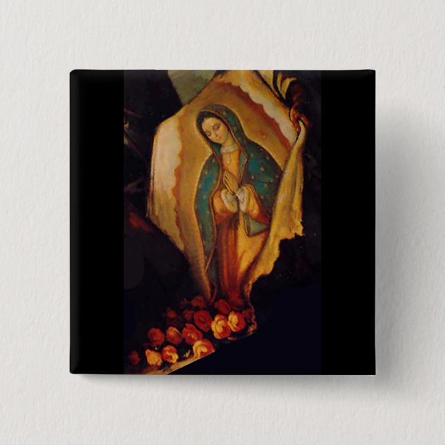guadalupe tilma buttons (Front)