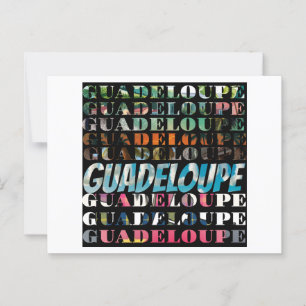Guadeloupe: A Visual Celebration in Colors Postcard