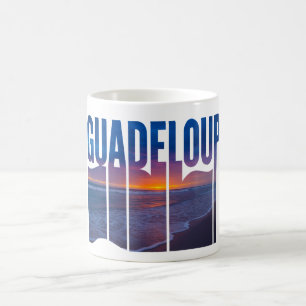 Guadeloupe: Caribbean Tropical Sunset Coffee Mug