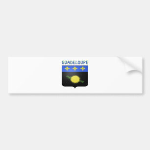 Guadeloupe Coat Of Arms Bumper Sticker