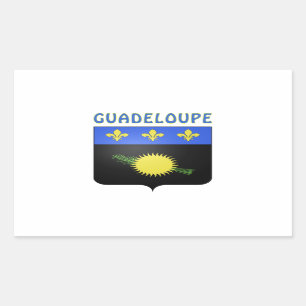 Guadeloupe Coat Of Arms Sticker