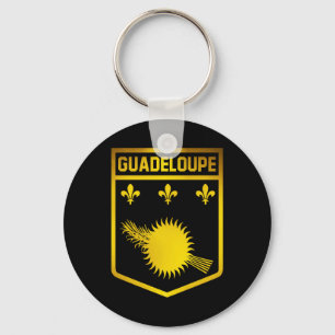 Guadeloupe Emblem Keychain