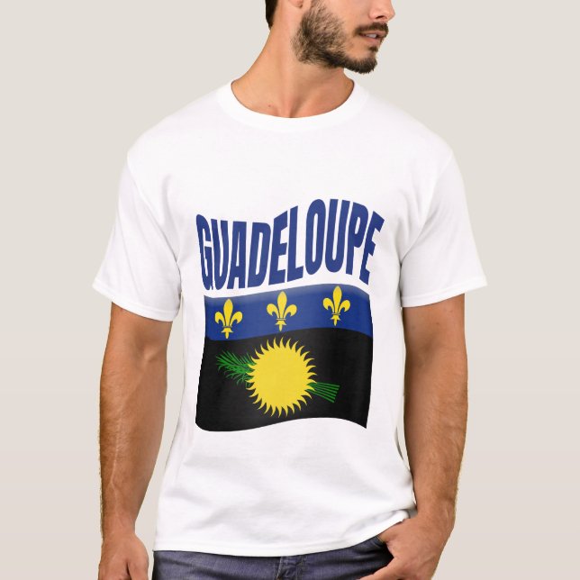 Guadeloupe Flag T-Shirt (Front)