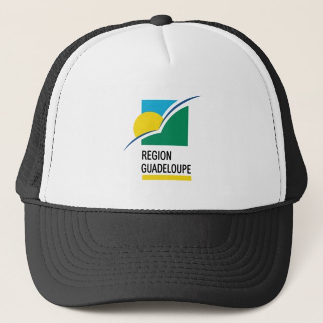 Guadeloupe Flag Trucker Hat (Front)