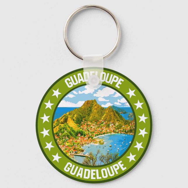Guadeloupe                                         keychain (Front)