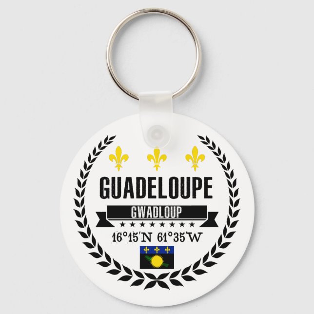 Guadeloupe Keychain (Front)
