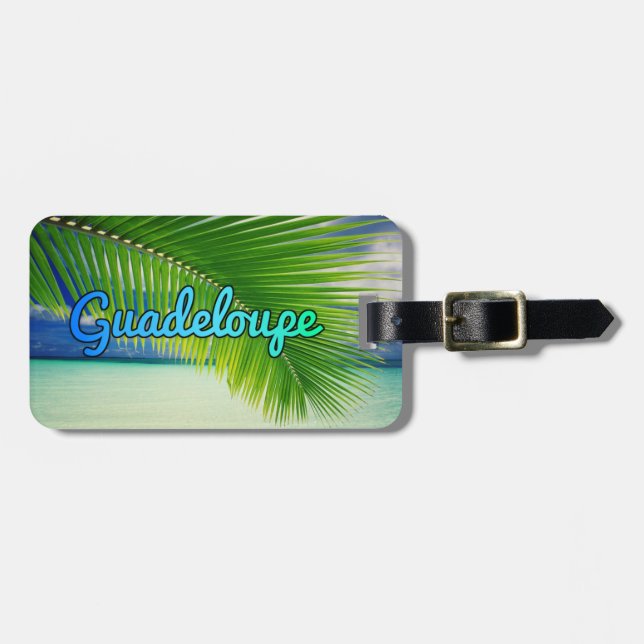 Guadeloupe Luggage Tag (Front Horizontal)