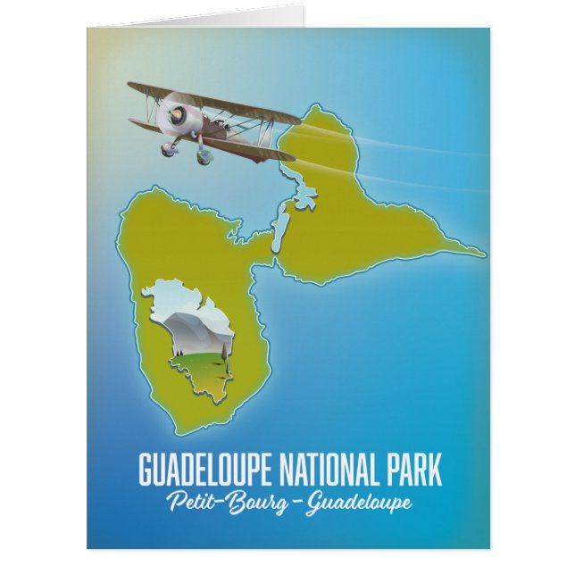Guadeloupe National Park map (Front)