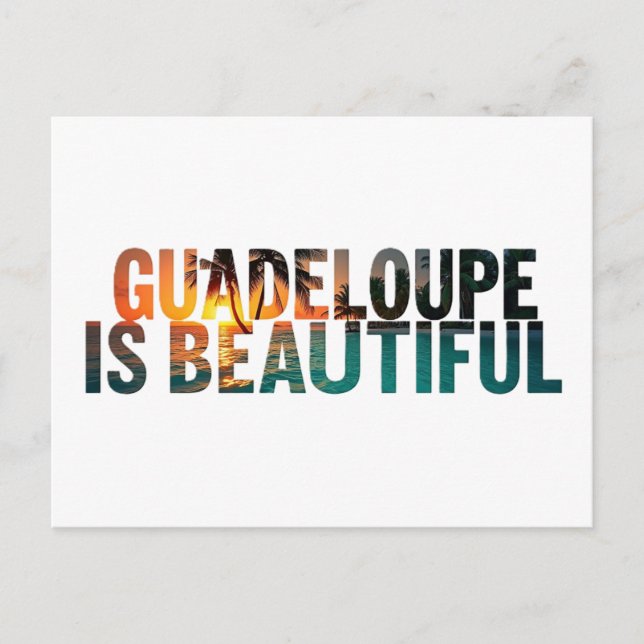 GUADELOUPE POSTCARD (Front)