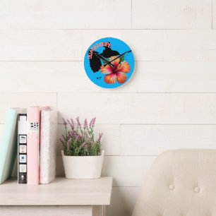 GUADELOUPE ROUND CLOCK