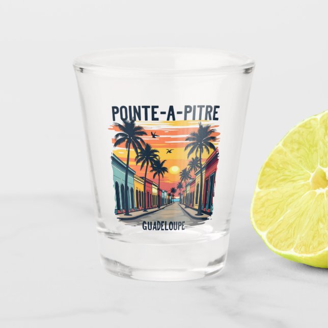 GUADELOUPE SHOT GLASS (Front)