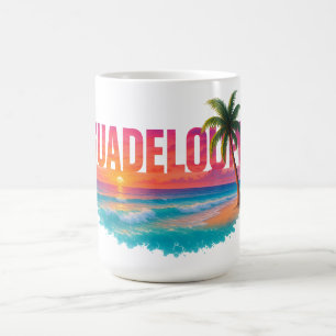 Guadeloupe Tropical Sunset Coffee Mug
