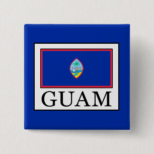 Guam 2 Inch Square Button