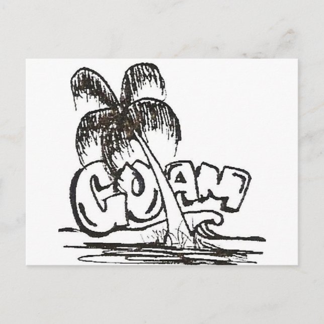 guam b&w postcard (Front)