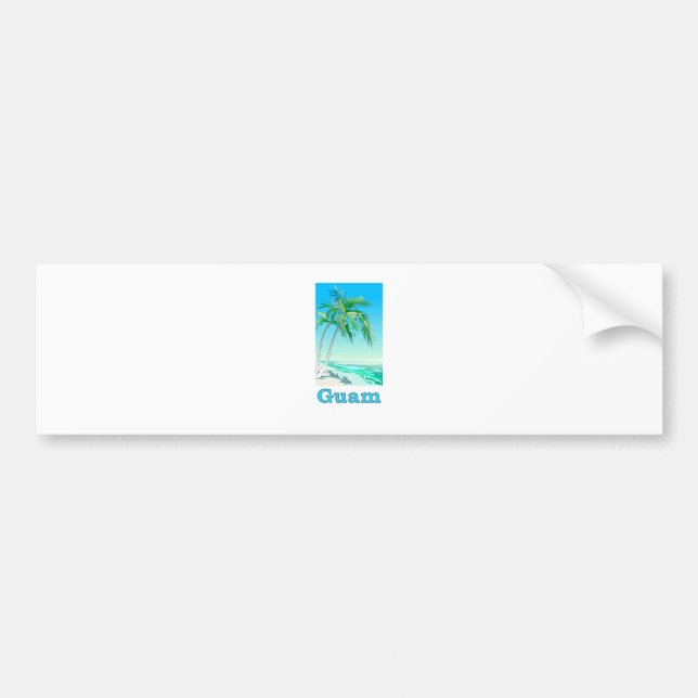 Guam Bumper Sticker (Front)