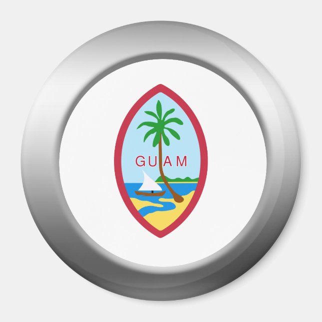 Guam Coat of Arms Magnet (Front)