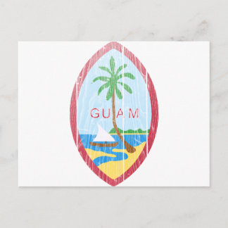 Guam Coat Of Arms Postcard