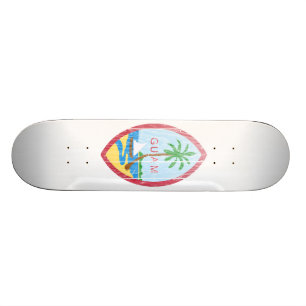 Guam Coat Of Arms Skateboard